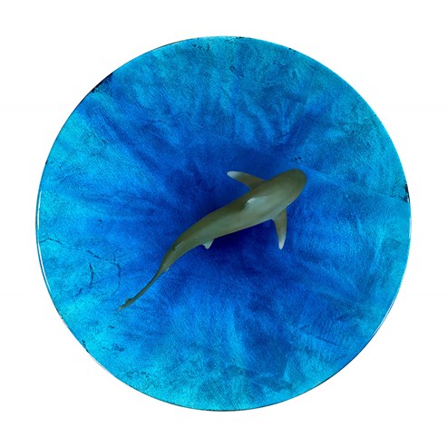 The Great Blue by Nick Oneill - Hand Embellished Mixed Media Edition
